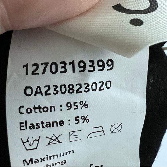 NWT REVOLVE & ANTHROPOLOGIE lovers COMMENSE minimalist black top white TOP S - Picture 9 of 10